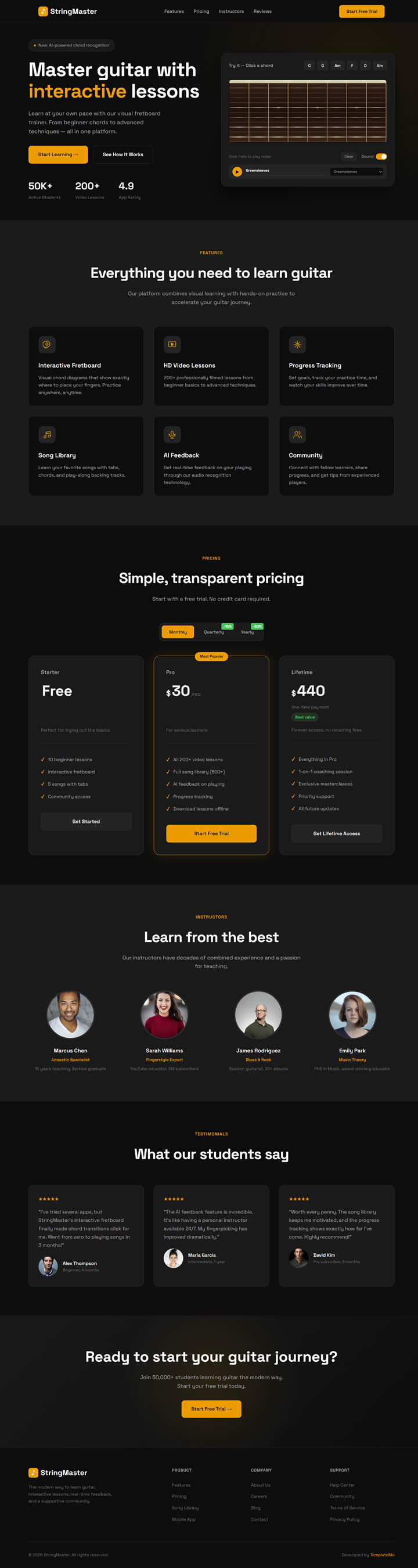 templatemo 606 string master