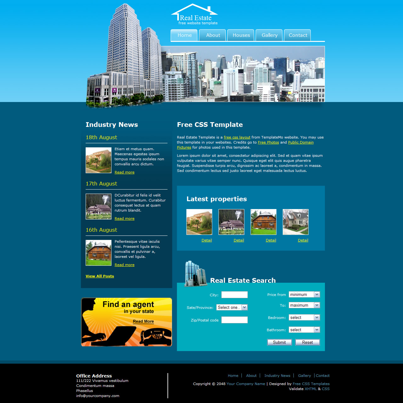 Real Estate HTML Website Templates from ThemeForest