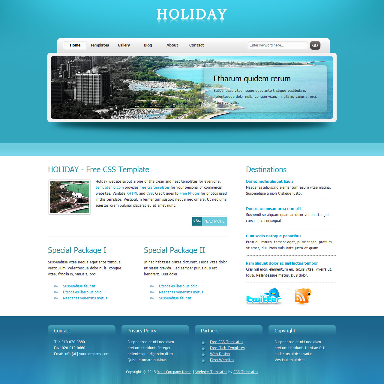 Free Website Templates Download Html And Css And Jquery