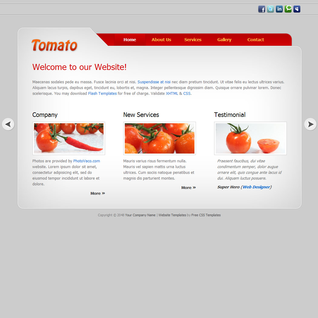 templatemo 283 tomato