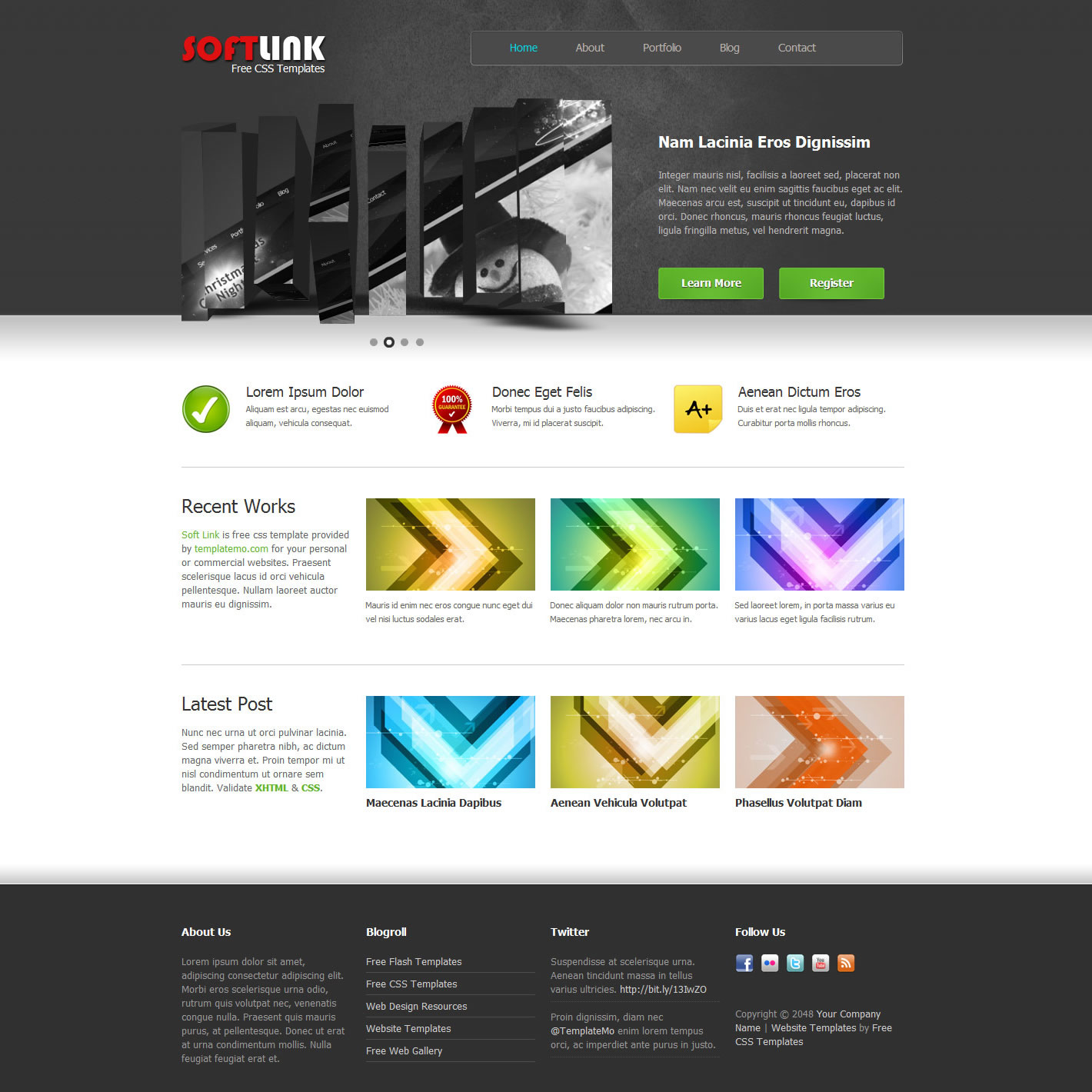 fre dreamweaver templates