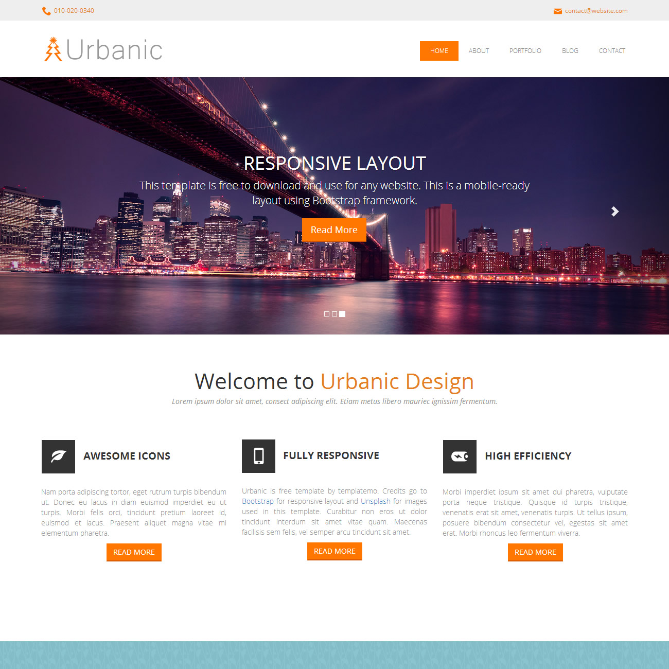 Free Template 395 Urbanic