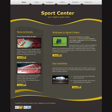 Sport Center Template