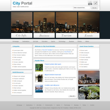 City Portal Template