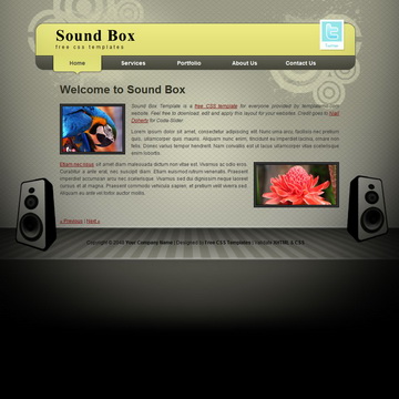 Sound Box Template
