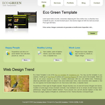 Eco Green Template