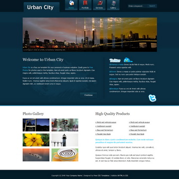 Urban City Template
