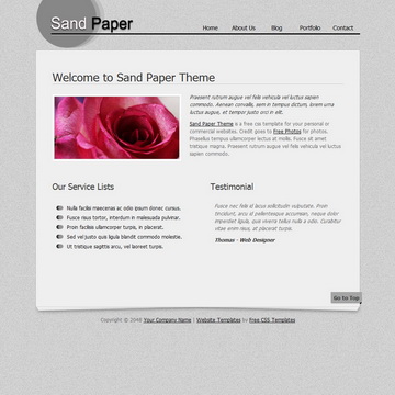 Sand Paper Template