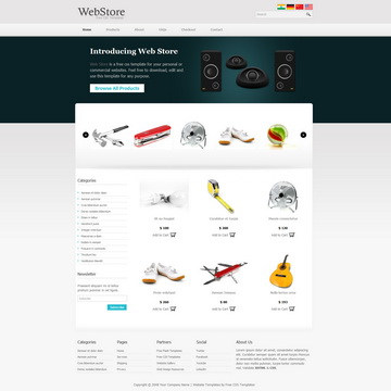 Web Store Template