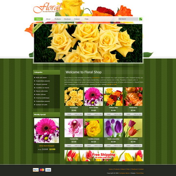 Floral Shop Template