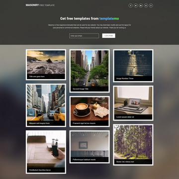 Masonry Template