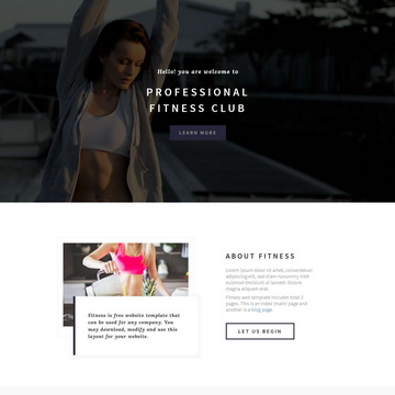 Fitness Template
