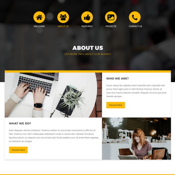 Services Brochure Website Templates From Themeforest