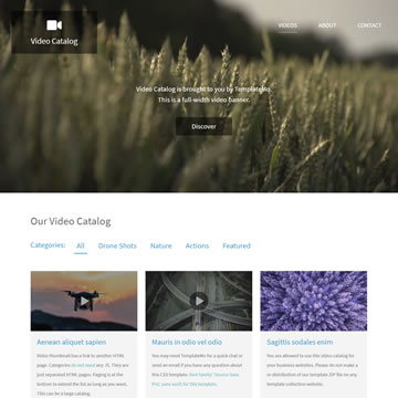 Free Photography Website Templates By Templatemo