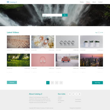 photography website templates html css simple