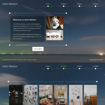 Astro Motion Template