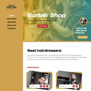 Free responsive business website template